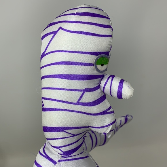 Vintage 1997 Monster Bash Gibson Greetings mummy Halloween stuffed doll RARE - Picture 15 of 17